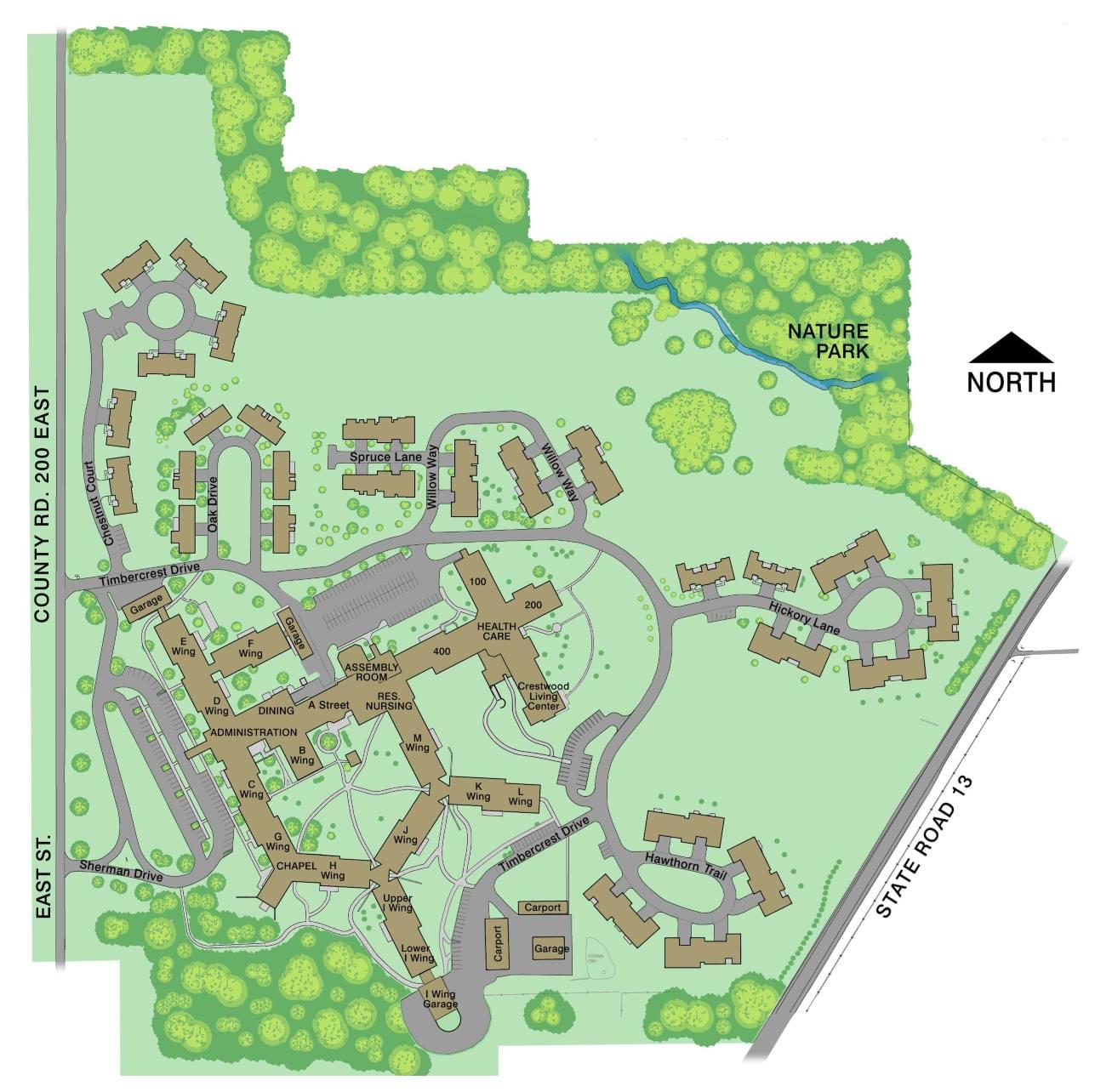 Timbercrest Senior Living Community Assisted Living, Nursing Home